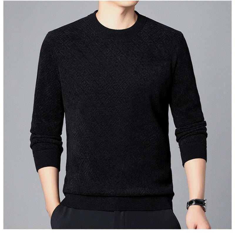 Thickened Crew Neck Sweater för män