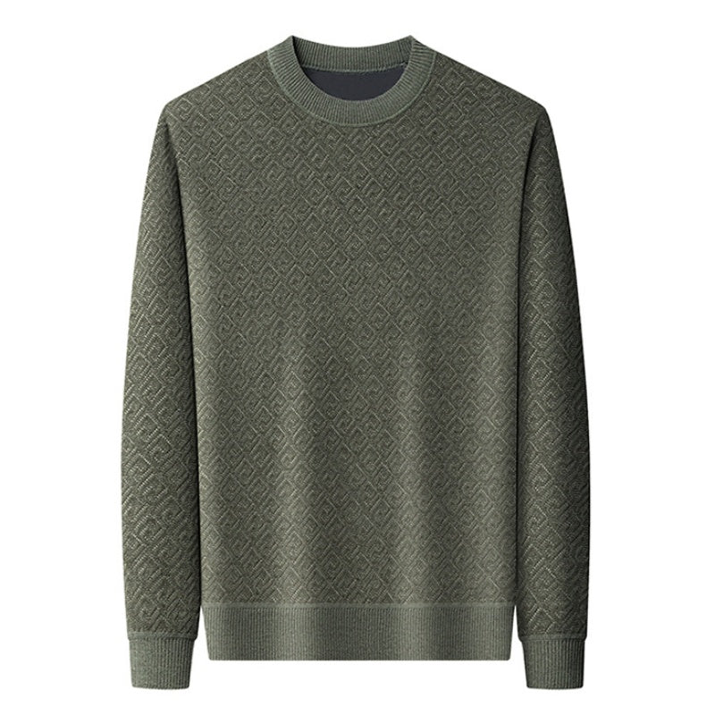 Thickened Crew Neck Sweater för män