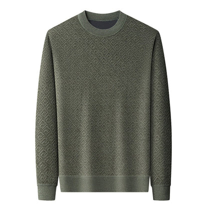 Thickened Crew Neck Sweater för män
