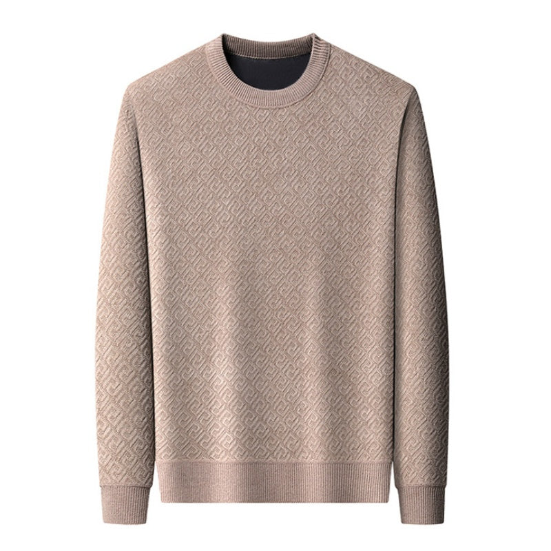 Thickened Crew Neck Sweater för män
