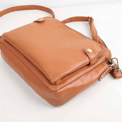 👜 60% RABATT! ✨ Läder Crossbody & Clutch Set – Lätt, Flera Fack & Tidslös Design för Vardag och Kväll 👜