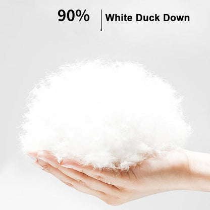 Mellanlång ullkappa för män, tjock dun, elegant design 🧥❄️