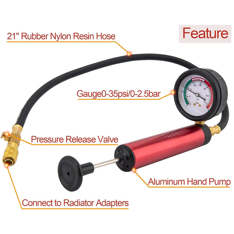 15 st Universal Radiator Pressure Leakage Tester