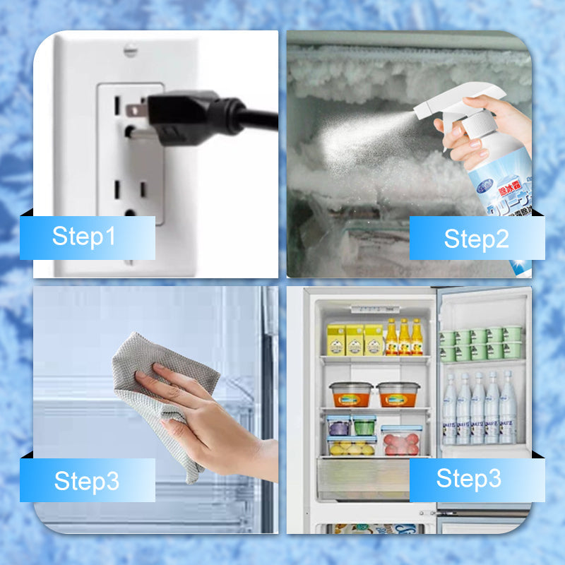 🎉Vinterns heta försäljning🎉Spray för avfrostning av kyl och frys