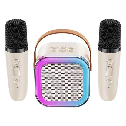 🎼 Mini karaoke-enhet för barn med trådlösa mikrofoner 🎶