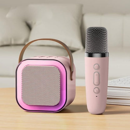 🎼 Mini karaoke-enhet för barn med trådlösa mikrofoner 🎶
