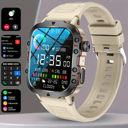 🔥Robust smart klocka för utomhusbruk - 100+ sportmodi⌚️