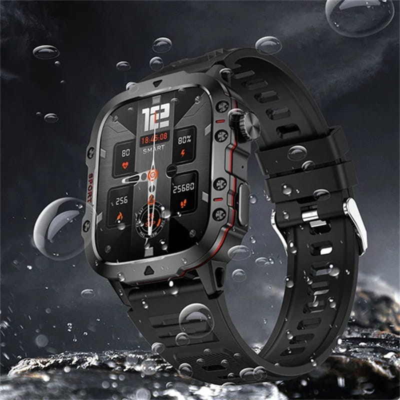 🔥Robust smart klocka för utomhusbruk - 100+ sportmodi⌚️