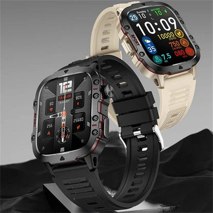 🔥Robust smart klocka för utomhusbruk - 100+ sportmodi⌚️