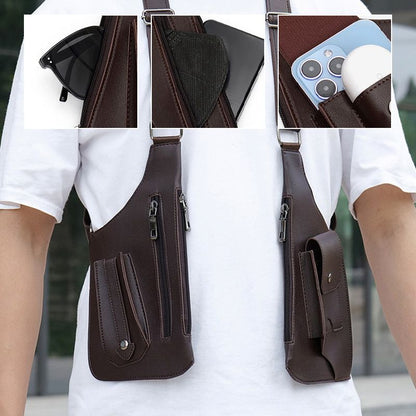 🎒 50% RABATT! 🛡️ Taktisk Väska med Stöldskydd – Dubbla Axelremmar, Många Fickor & Slitstark 🚶‍♂️
