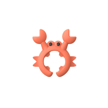 🥳REA🦀 Krabbformad köksredskapshållare – enhandsmanövrerad, spillsäker, värmebeständig och hållbar 🍳✨