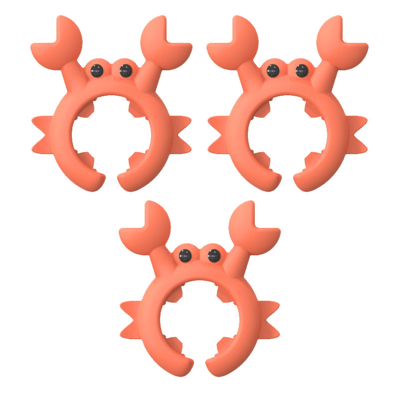 🥳REA🦀 Krabbformad köksredskapshållare – enhandsmanövrerad, spillsäker, värmebeständig och hållbar 🍳✨