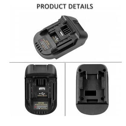 ⚡Litiumbatteriadapter för 18V batteriverktyg