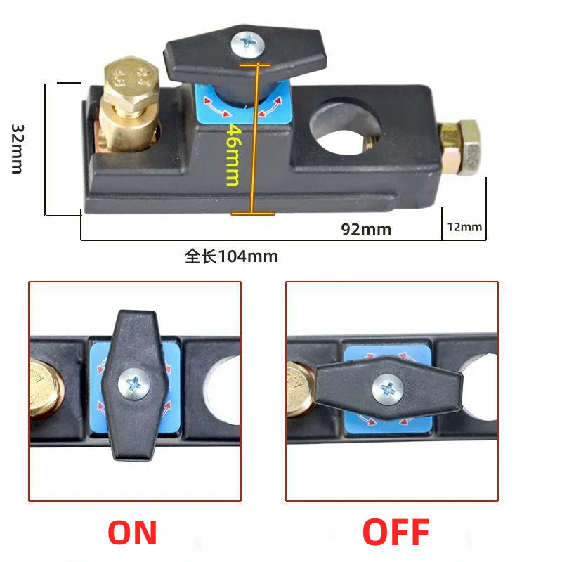 12V/24V batterifrånskiljare för fordon