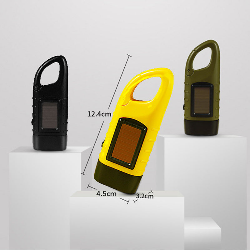 🖤Black Friday-erbjudanden🔥Hög ljusstyrka bärbar utomhus solcellsdriven ficklampa