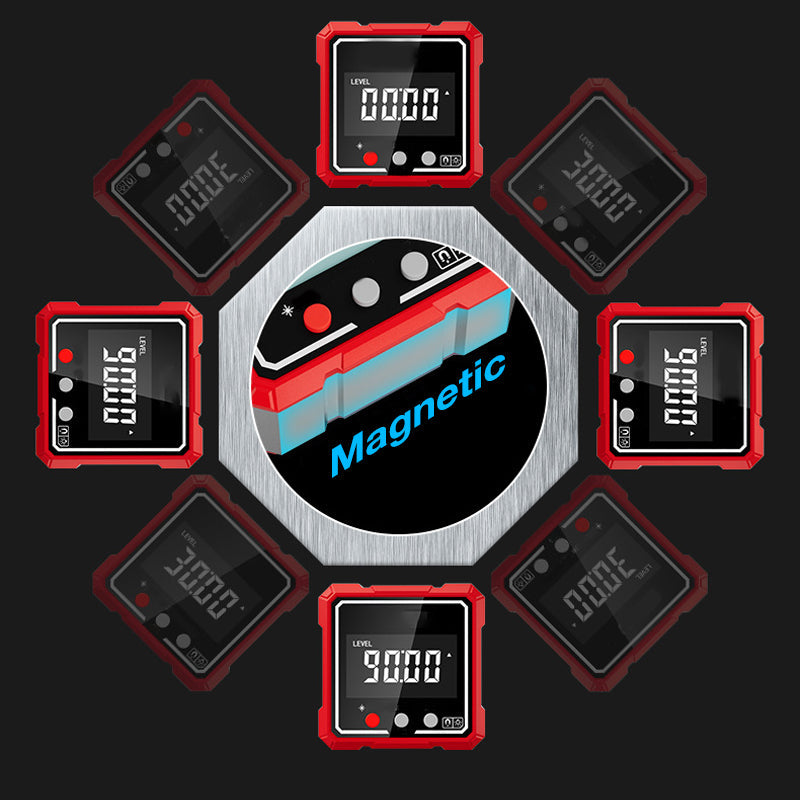 Magnetisk Laser Digital Vattenpass Vinkelmätare