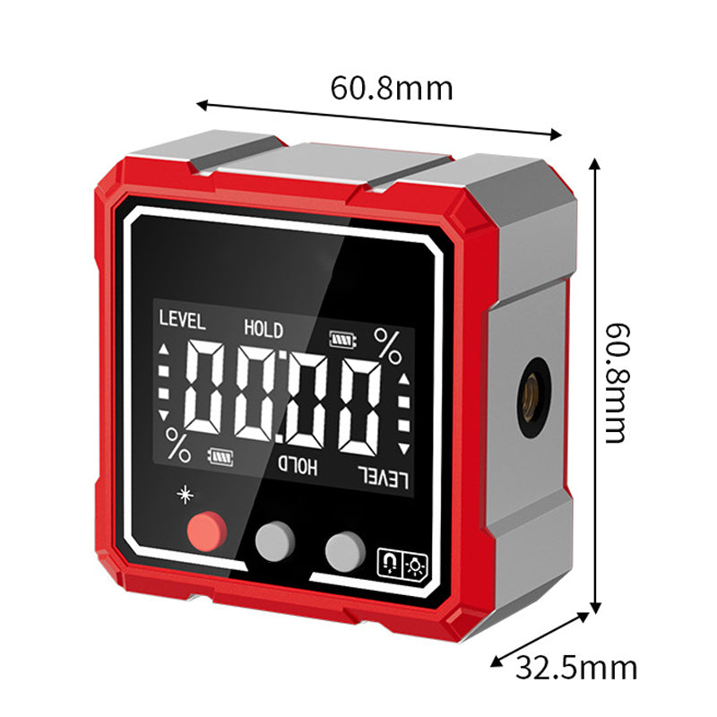 Magnetisk Laser Digital Vattenpass Vinkelmätare