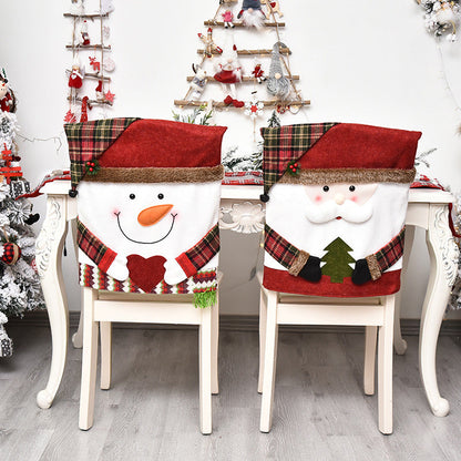💥Rea 50% rabatt🎅- Dekoration tecknad stolsöverdrag