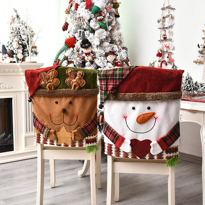 💥Rea 50% rabatt🎅- Dekoration tecknad stolsöverdrag