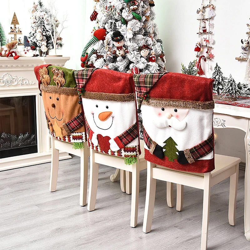 💥Rea 50% rabatt🎅- Dekoration tecknad stolsöverdrag