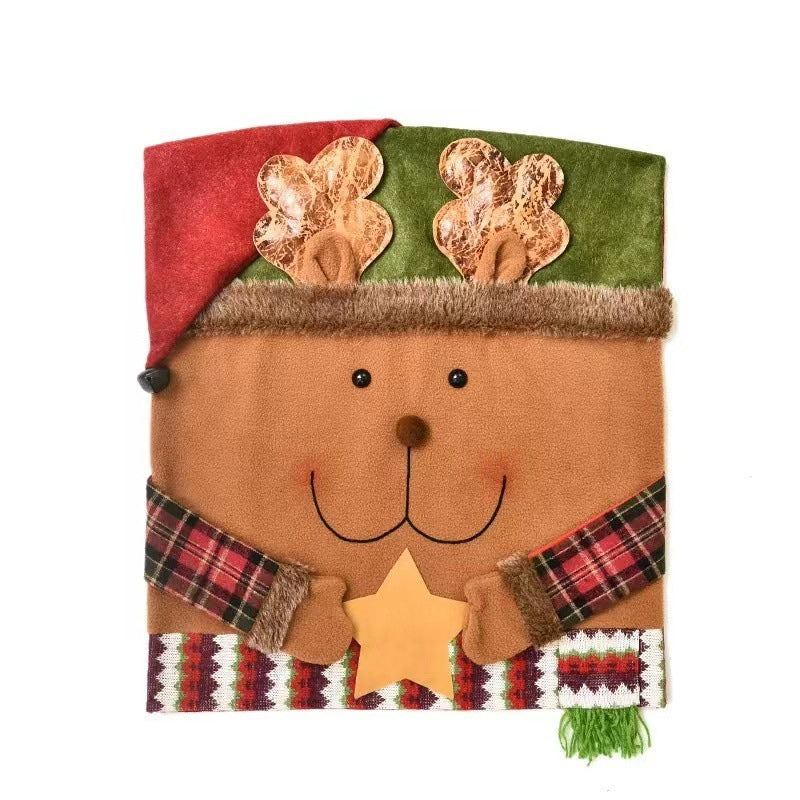 💥Rea 50% rabatt🎅- Dekoration tecknad stolsöverdrag