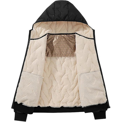 🔥Vinterjacka med huva och dragkedja för män