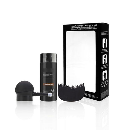 🔥 50% RABATT NU! 💇‍♂️ Hårbyggande fiberset – omedelbar volym, naturligt utseende & vattentätt skydd – perfekt för tunnhårighet och fläckar ✨