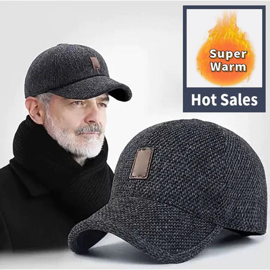 🧢 50% REA NU! 🔥 Vinterkeps med Öronlappar - Lätt & Varm, Perfekt för Kallt Väder ❄️✨