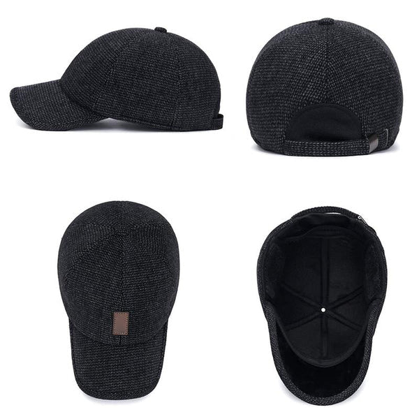 🧢 50% REA NU! 🔥 Vinterkeps med Öronlappar - Lätt & Varm, Perfekt för Kallt Väder ❄️✨
