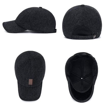 🧢 50% REA NU! 🔥 Vinterkeps med Öronlappar - Lätt & Varm, Perfekt för Kallt Väder ❄️✨