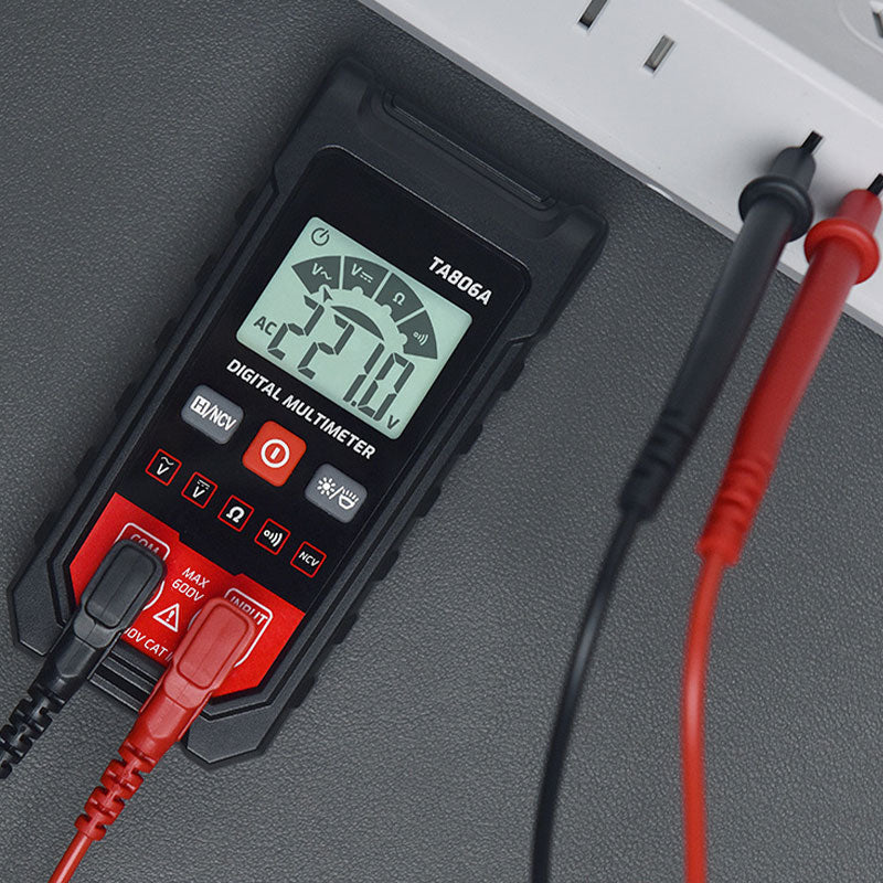 🔥50% rabatt 🎁 Kompakt digital multimetertestare med automatisk igenkänning
