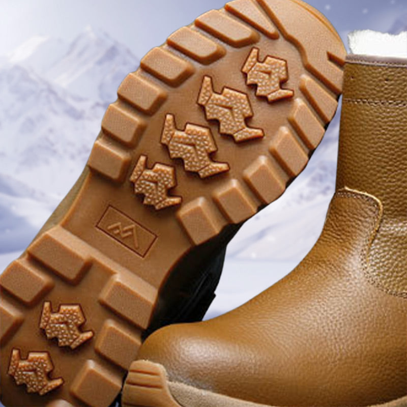✨Få 50% rabatt💖Plush Lining Warm Leather Snow Boots