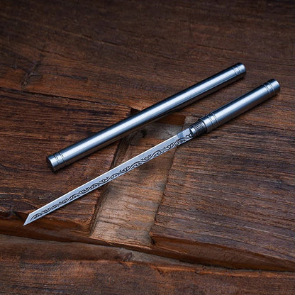 🔥Mångsidig Utomhus Bärbar Fruktkniv med Skaft