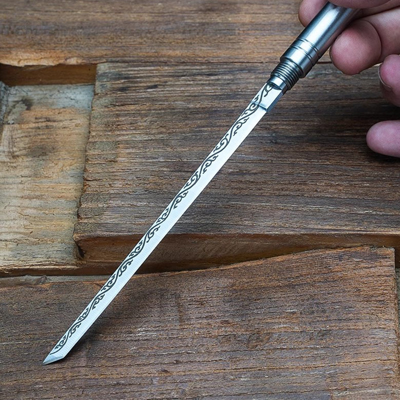 🔥Mångsidig Utomhus Bärbar Fruktkniv med Skaft