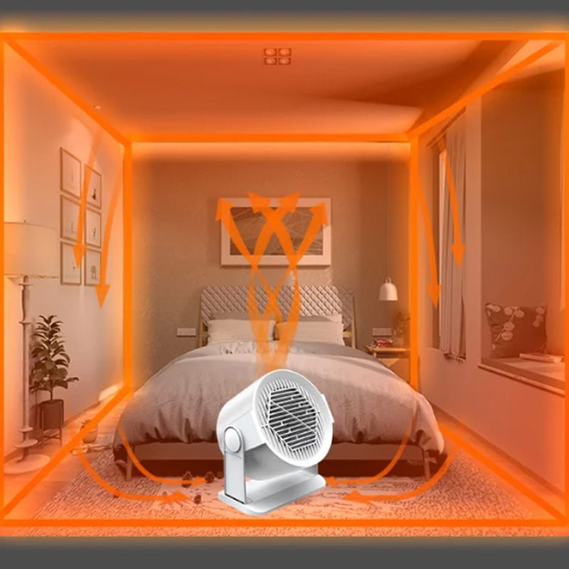 🔥400 W bärbar varmluftsbluff med oscillering