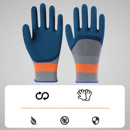 🧤 50 % RABATT NU! 💪 Slitstarka arbetshandskar av gummi (12-pack)– hållbar, rivfast & halksäker – perfekt för bilreparation, bygg och trädgård 🛠️