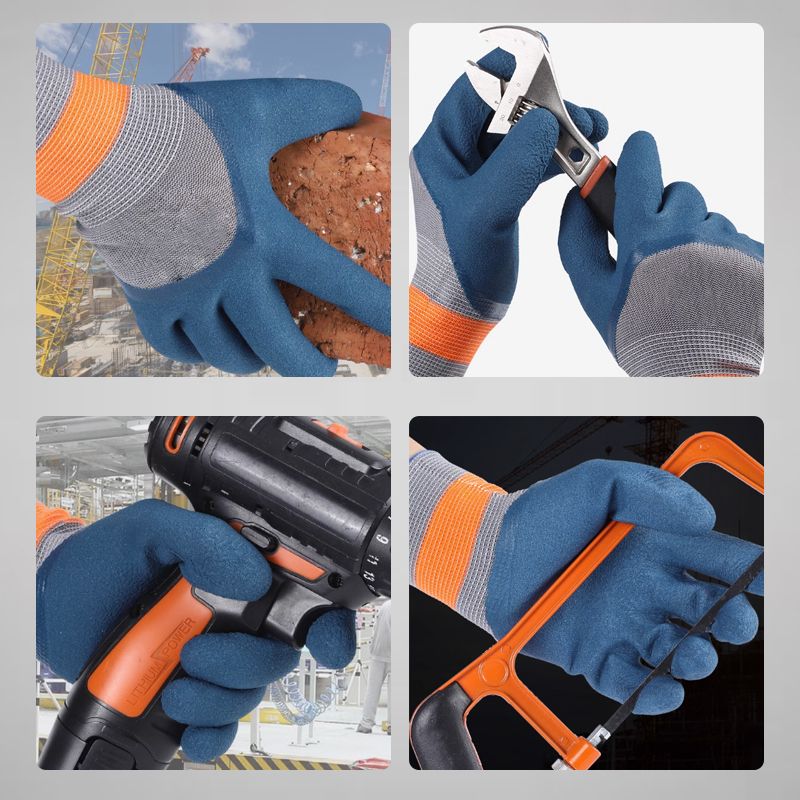 🧤 50 % RABATT NU! 💪 Slitstarka arbetshandskar av gummi (12-pack)– hållbar, rivfast & halksäker – perfekt för bilreparation, bygg och trädgård 🛠️
