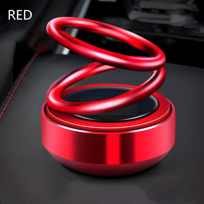 Solar Roterande Dubbel Ring Upphängning Bil Aromaterapi Ornament