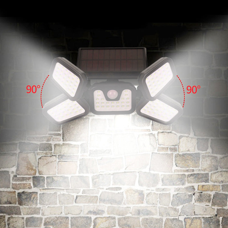 💡 50% RABATT! ☀️ Solarvägglampa 3-Huvuden – Sensorljus, Väderbeständig & Energisnål 🔋