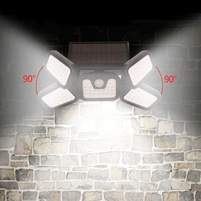 💡 50% RABATT! ☀️ Solarvägglampa 3-Huvuden – Sensorljus, Väderbeständig & Energisnål 🔋