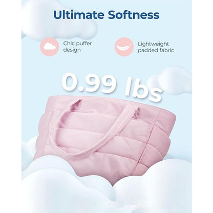 ✨Begränsad tid – 50% rabatt⏰👜 Lättviktig puffig tygväska（🔥het försäljning🔥）