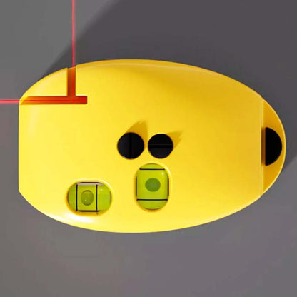 📐✨ Infrarött laserpass med 90° rät vinkel – exakta horisontella & vertikala linjer för montering, målning och kakelsättning 🔧