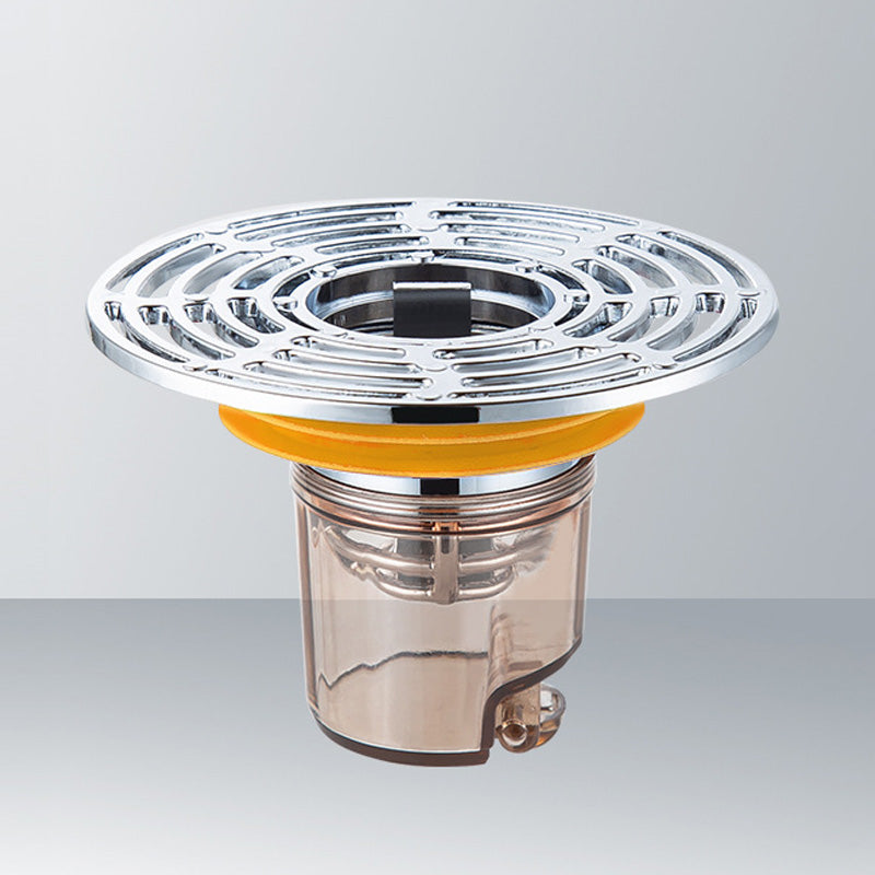 Magnetisk självstängande lukt- och insektsskyddad golvbrunn