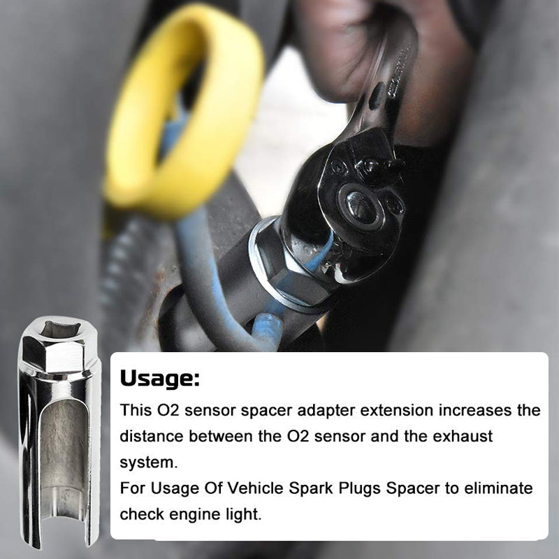 🔥Automotive O2 Sensor förskjutningshylsa och gängchaser 5 st set