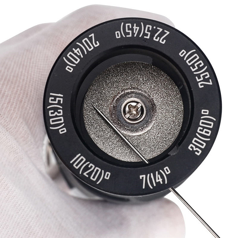 Flervinkligt sliphuvud för svetsning