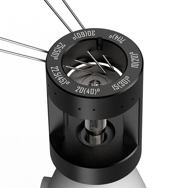 Flervinkligt sliphuvud för svetsning