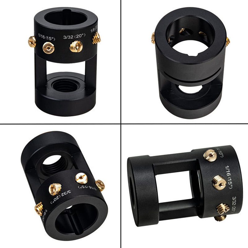 Flervinkligt sliphuvud för svetsning