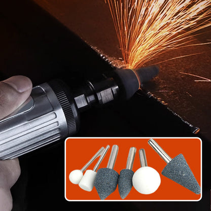 Kompakt pneumatisk slipsats med förvaringsväska