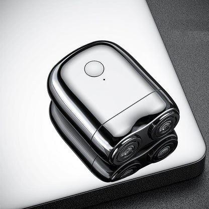 Elektrisk mini bärbar roterande rakapparat för män