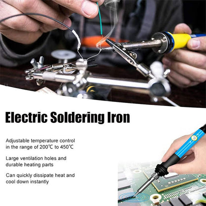 Lödkolvssats med justerbar temperatur